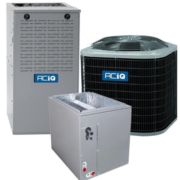 2 Ton 16 SEER2 80% AFUE 70,000 BTU ACiQ Gas Furnace and Air Conditioner System - Multi-Positional