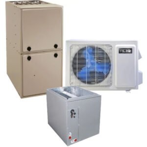 2 Ton 16 SEER2 92% AFUE 60,000 BTU ACiQ High Efficiency Gas Furnace and Air Conditioner System | Inverter-R410A
