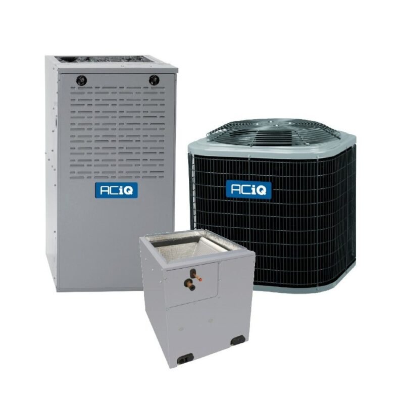 1.5 Ton 13.4 SEER2 80% AFUE 45,000 BTU ACiQ Gas Furnace and Air Conditioner System - Upflow/Downflow-R410A